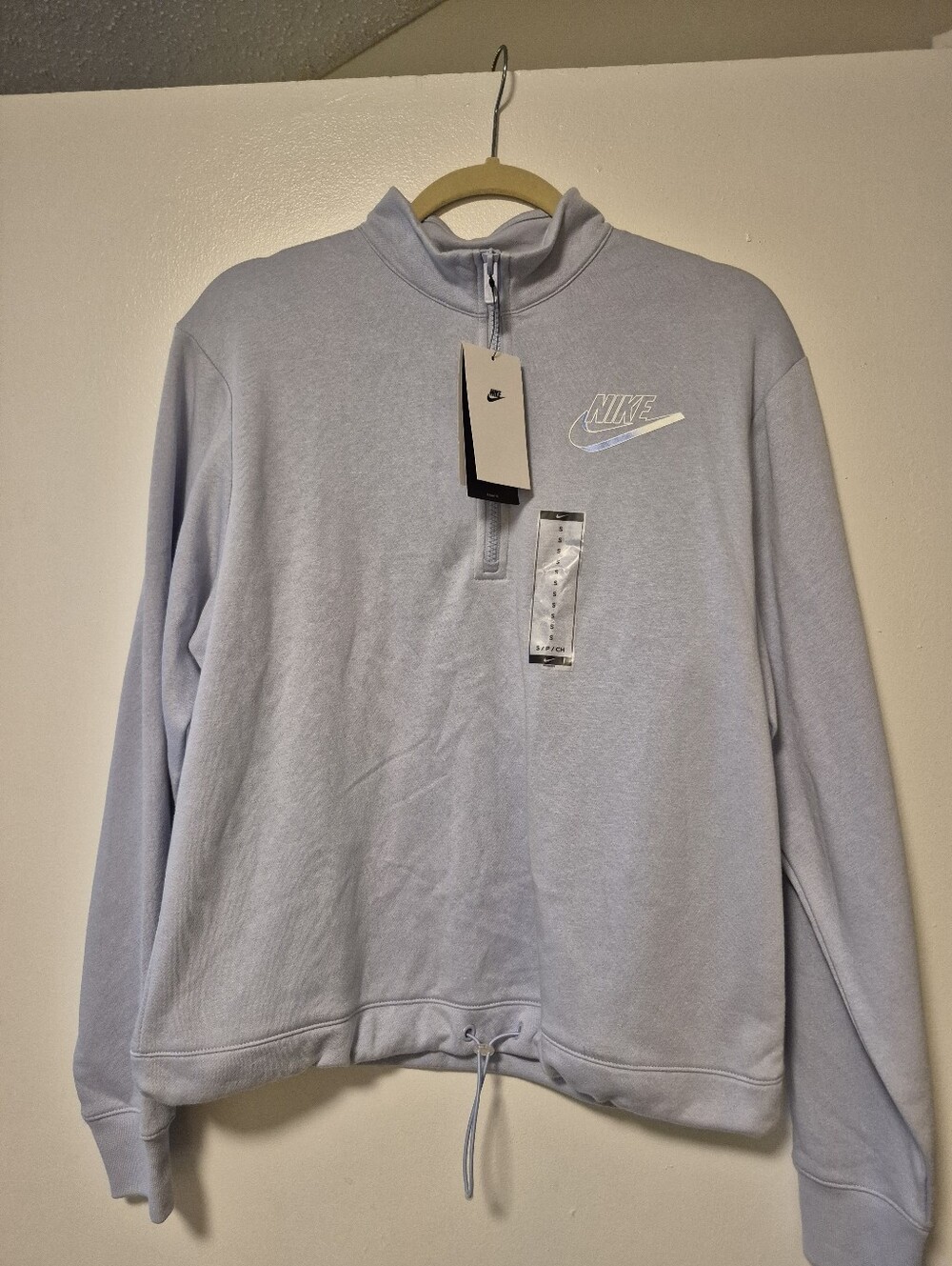 NWT Nike EASY Fleece Half Zip Pullover Sweatshirt